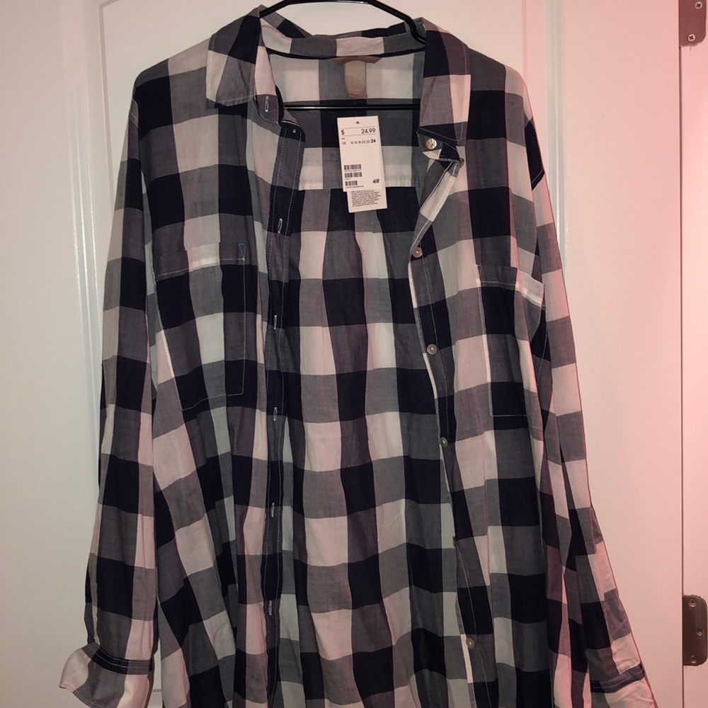 H&M plaid shirt